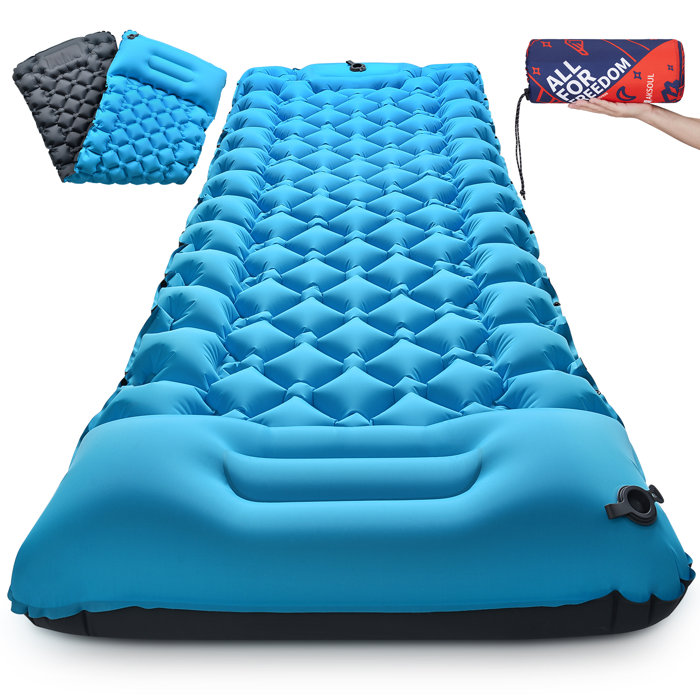 AKSOUL Camping Sleeping Pad Camp Cot Mattress & Reviews Wayfair